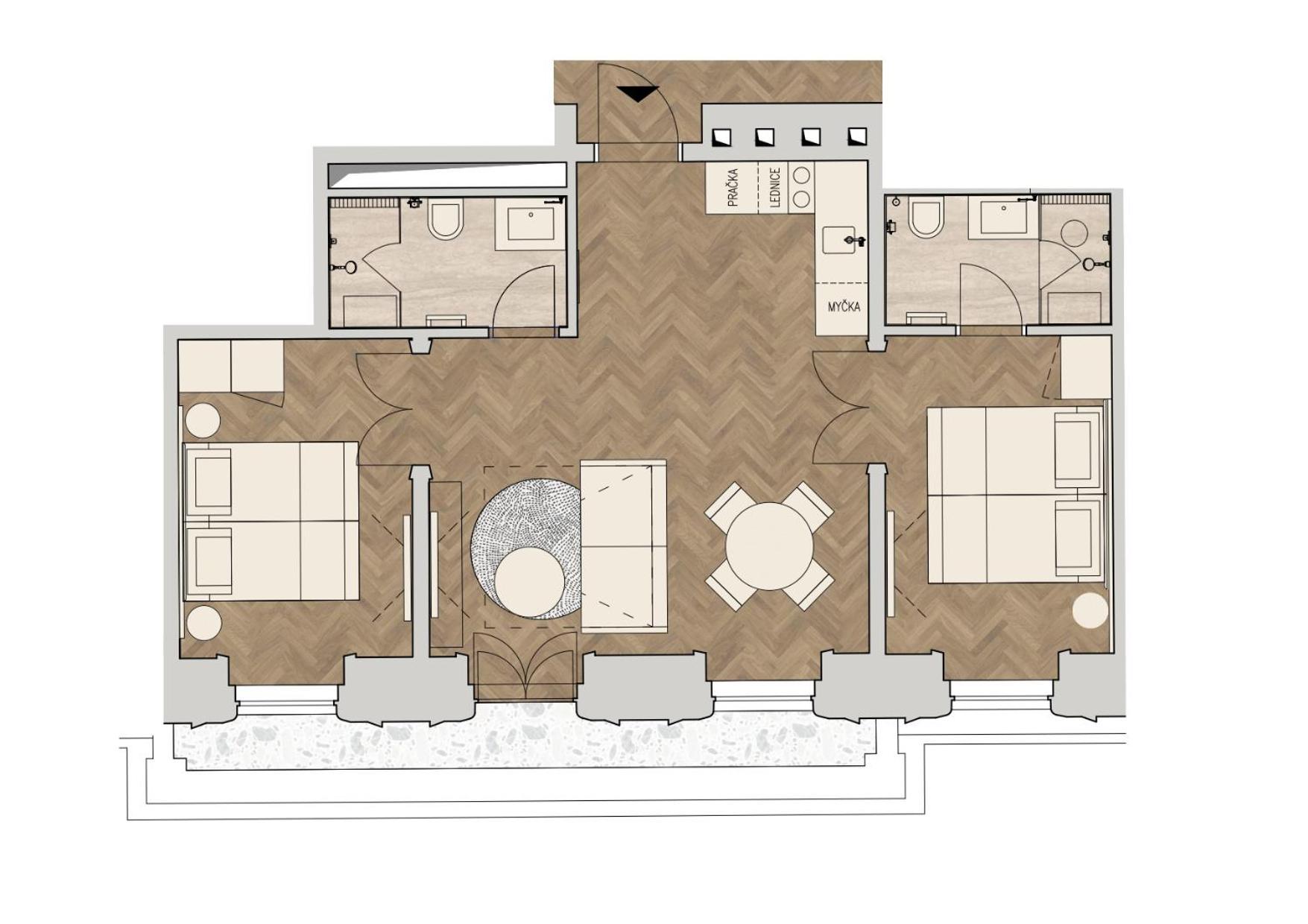 R16 Residences Prag Dış mekan fotoğraf